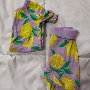 Little Sleepies Lemon Print Short Set